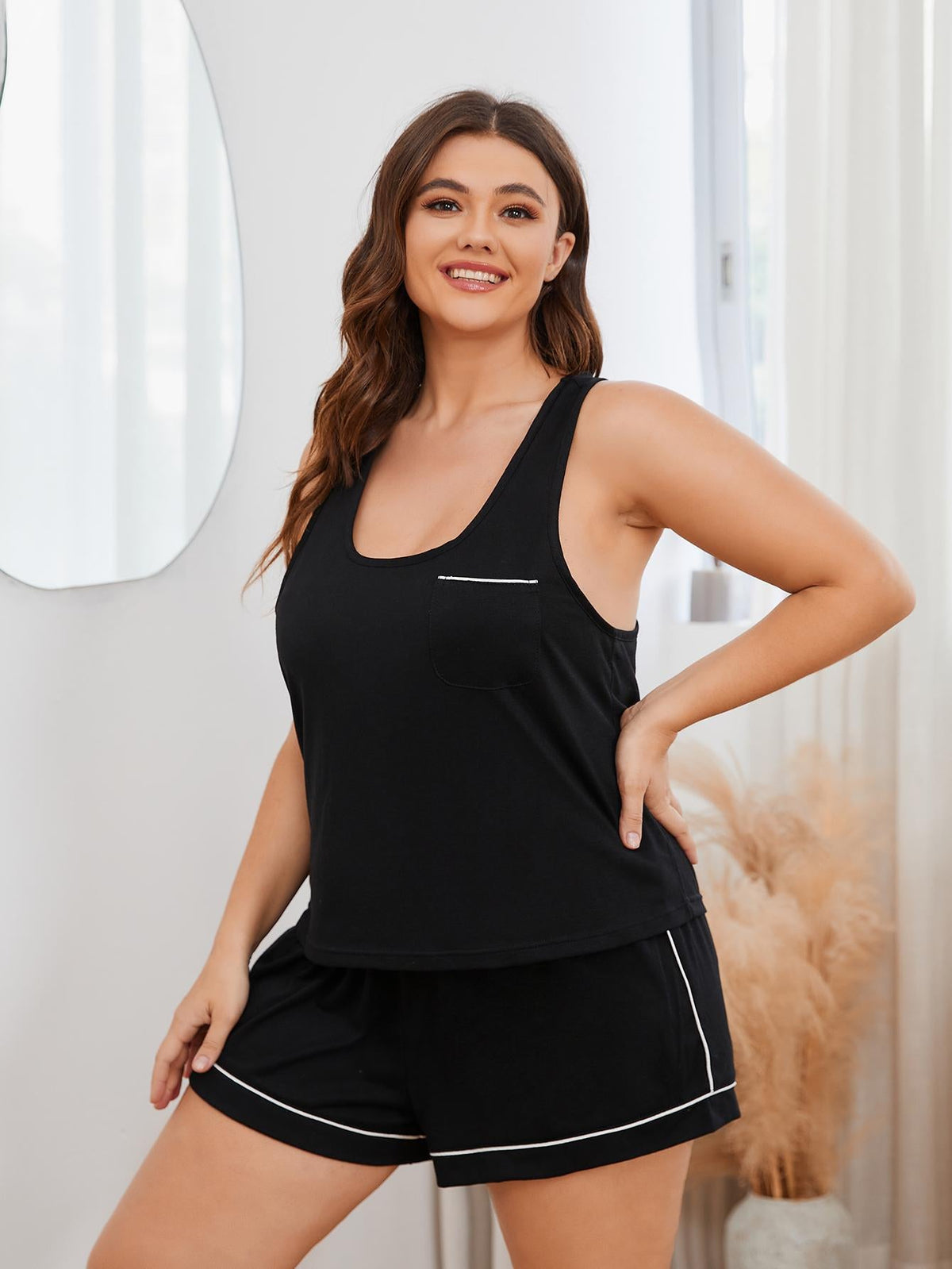 “Bedtime” Shorts Lounge Set