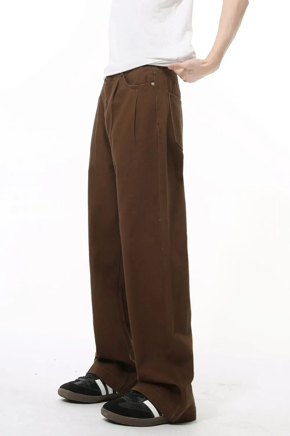 Mid Rise Men's Jeans with Pockets