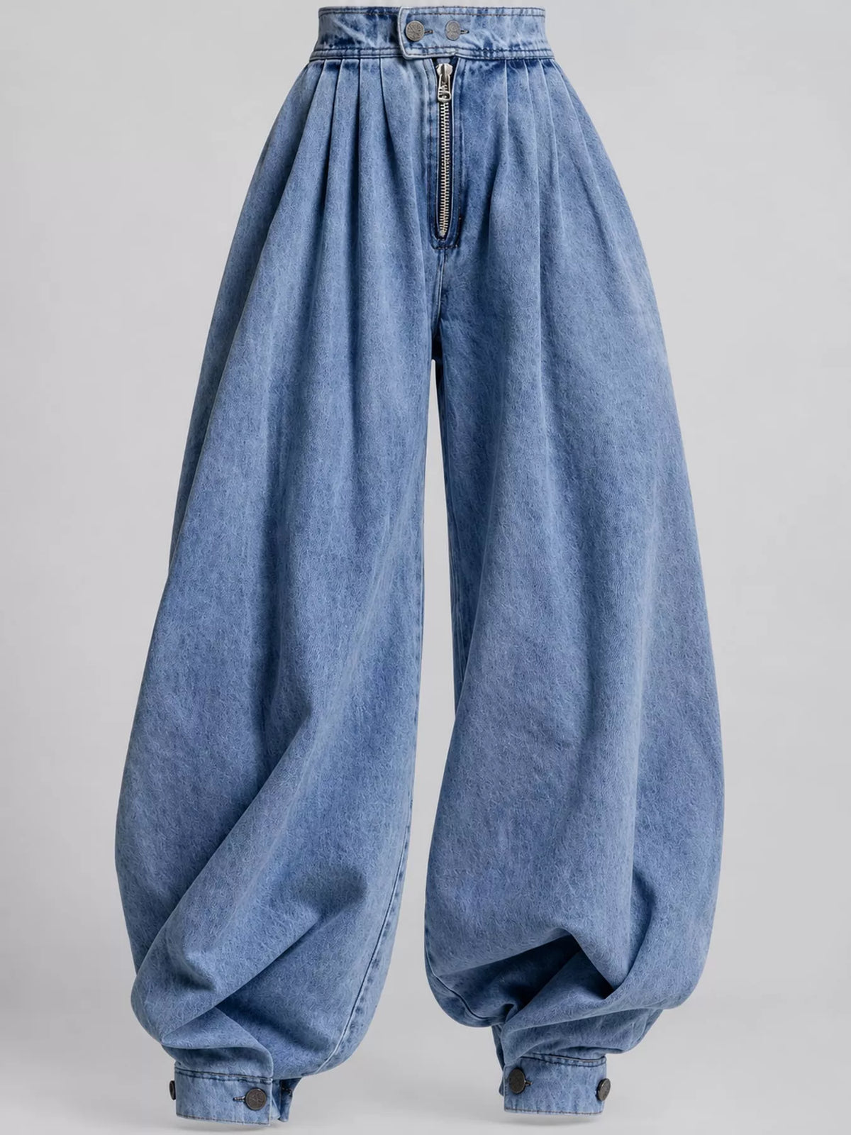 Full Size High-Waisted Balloon Leg Jeans Plus Size
