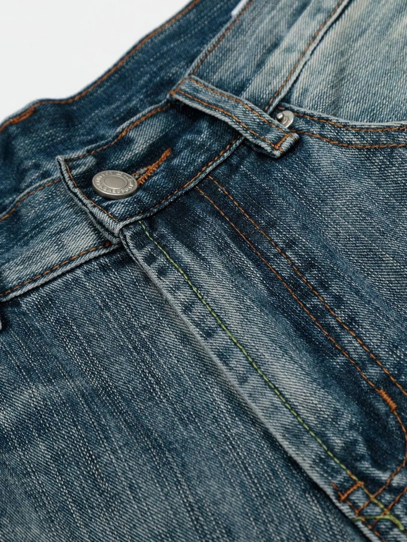 Men's Wide-Leg Denim Shorts