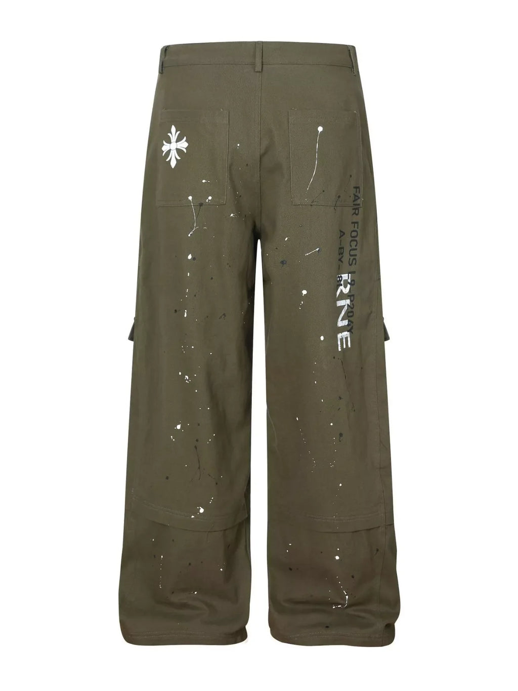 Men's Paint Splatter Cargo Pants