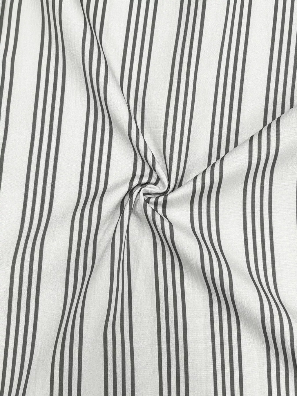 Striped Button Front Midi Dress