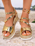 Open Toe Wedge Sandals