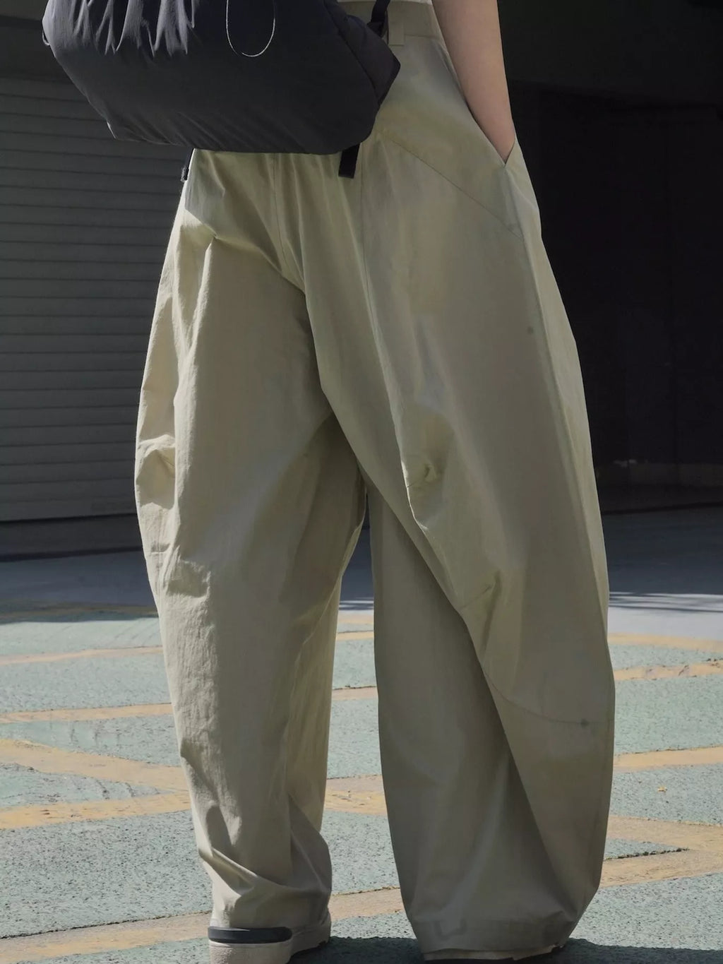 Wide-Leg Casual Pants