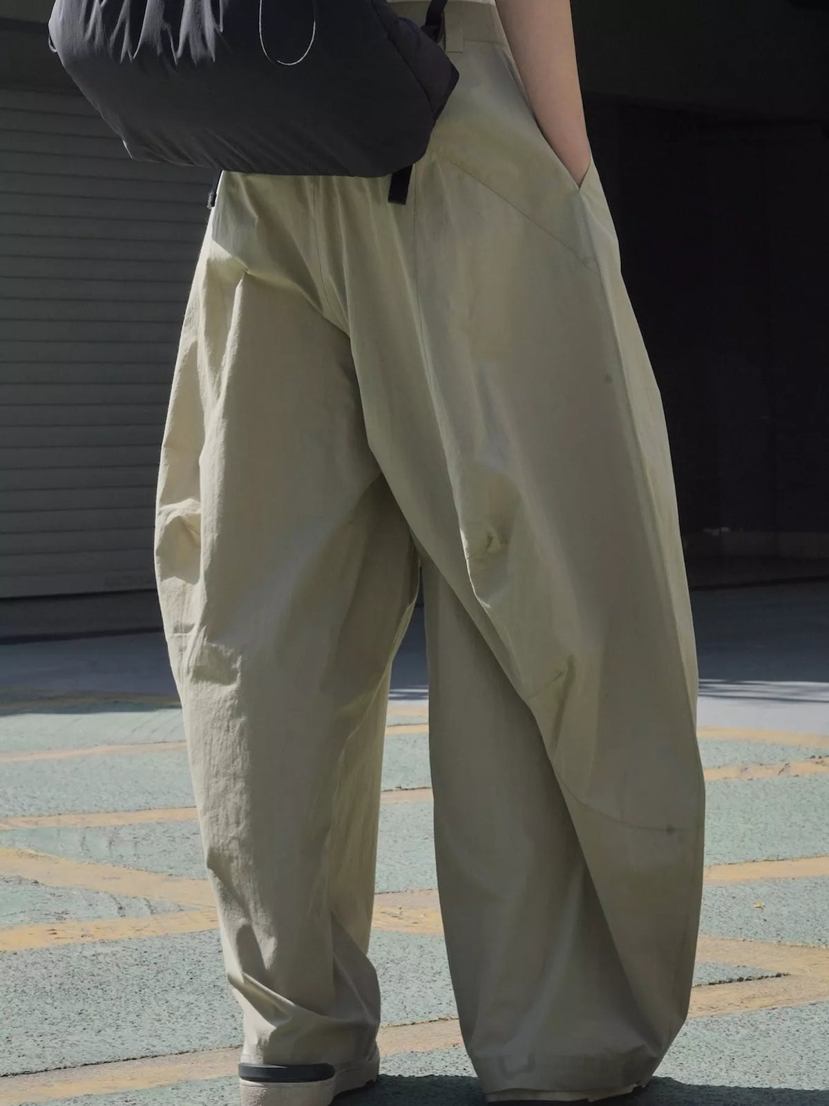 Wide-Leg Casual Pants