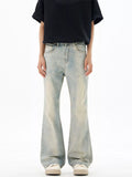 Men's Vintage Wash Flare Jeans