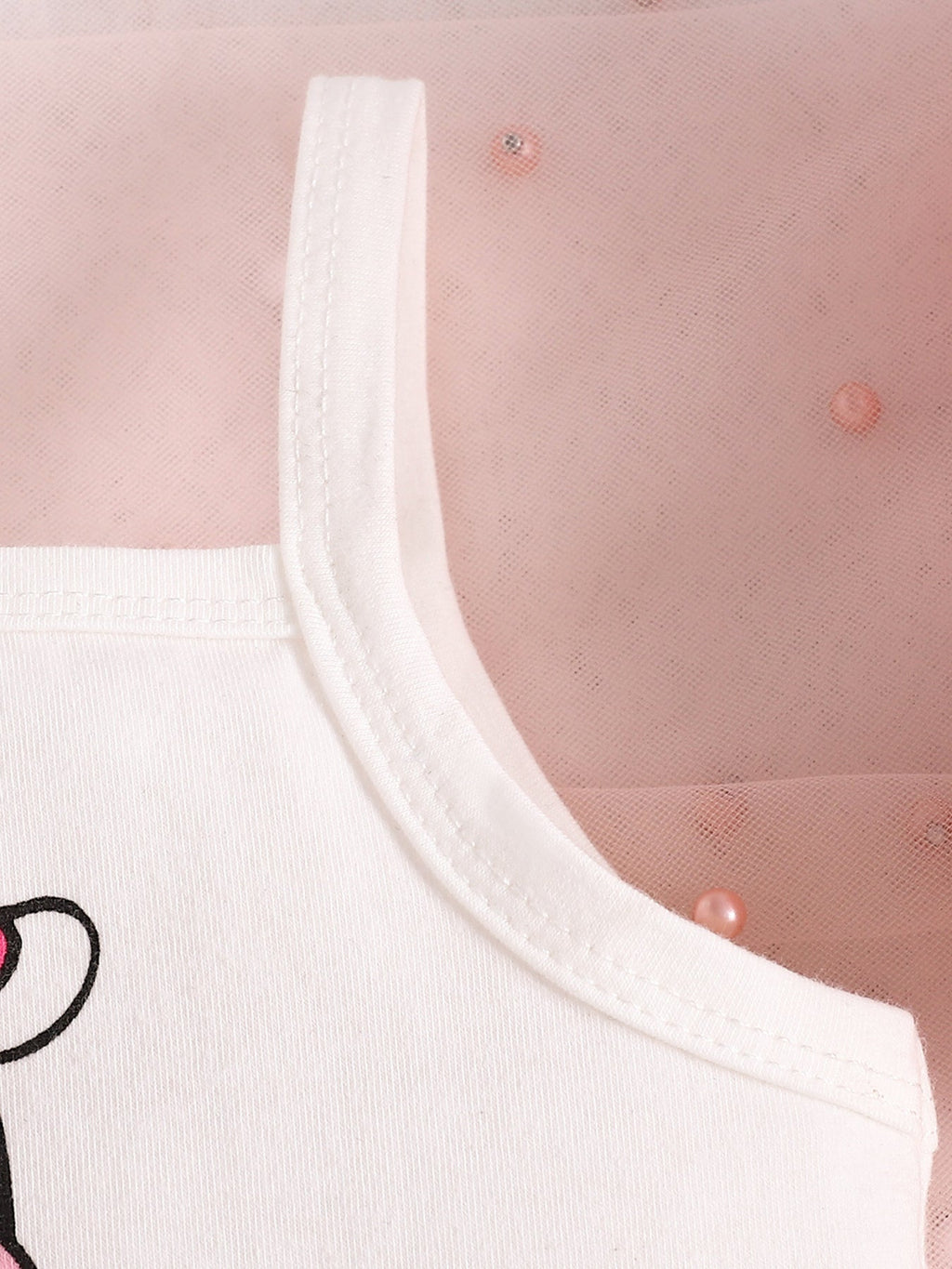 Children's Cow Print Tank Top & Shorts Set
