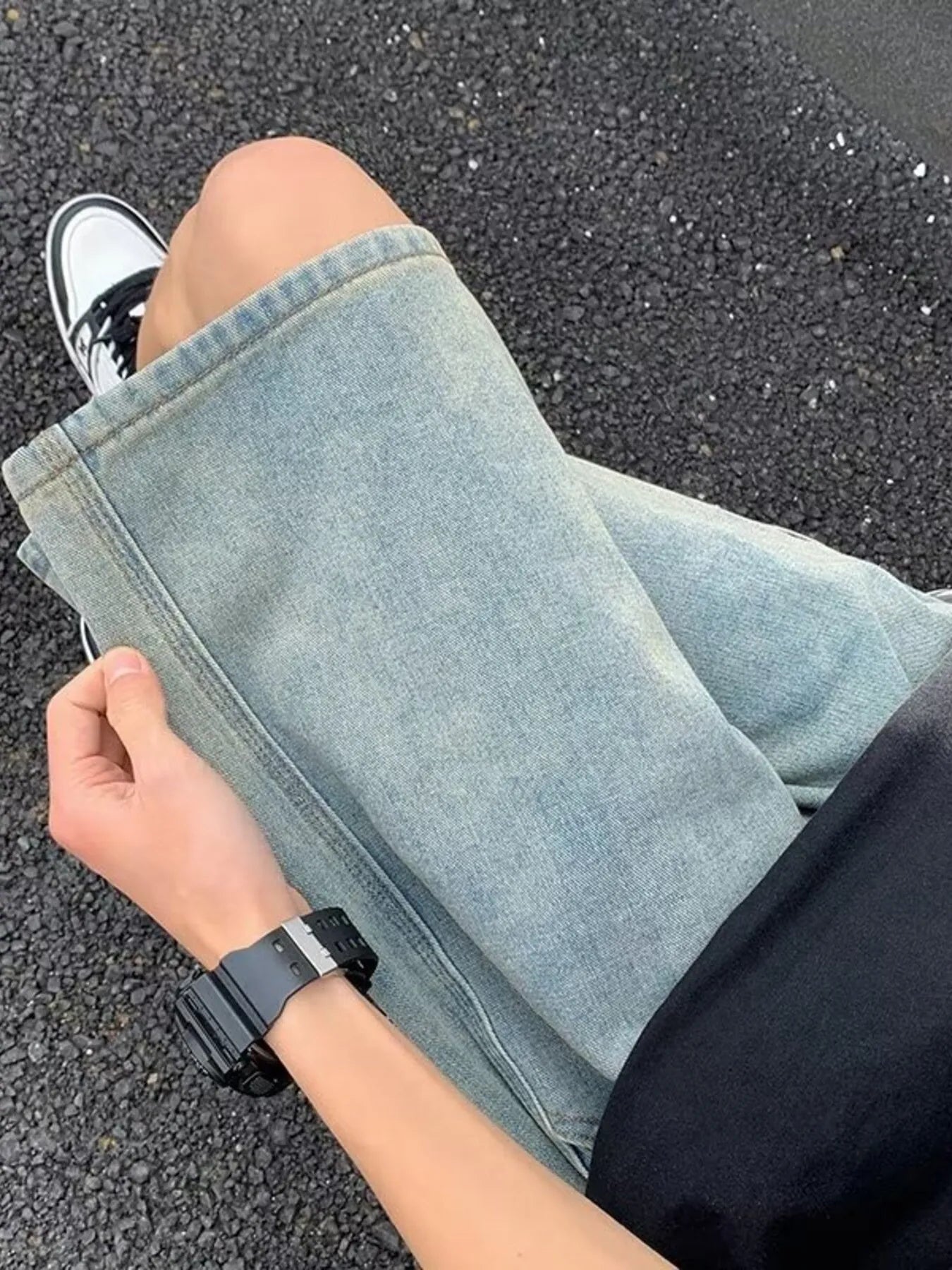Men's Full Size Relaxed Fit Denim Shorts Plus Size