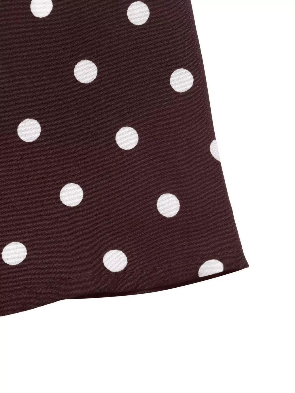Polka Dot Long Sleeve Shirt Dress