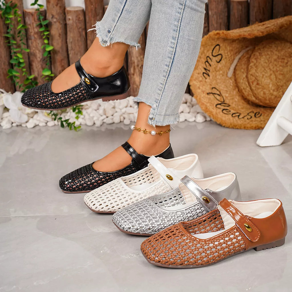 Square Toe Slip-Ons