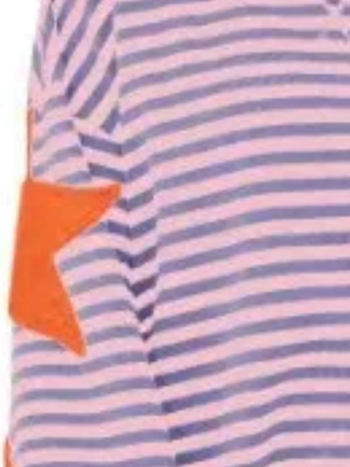 Full Size Star Patch Striped Oversized Sweatshirt Plus Size
