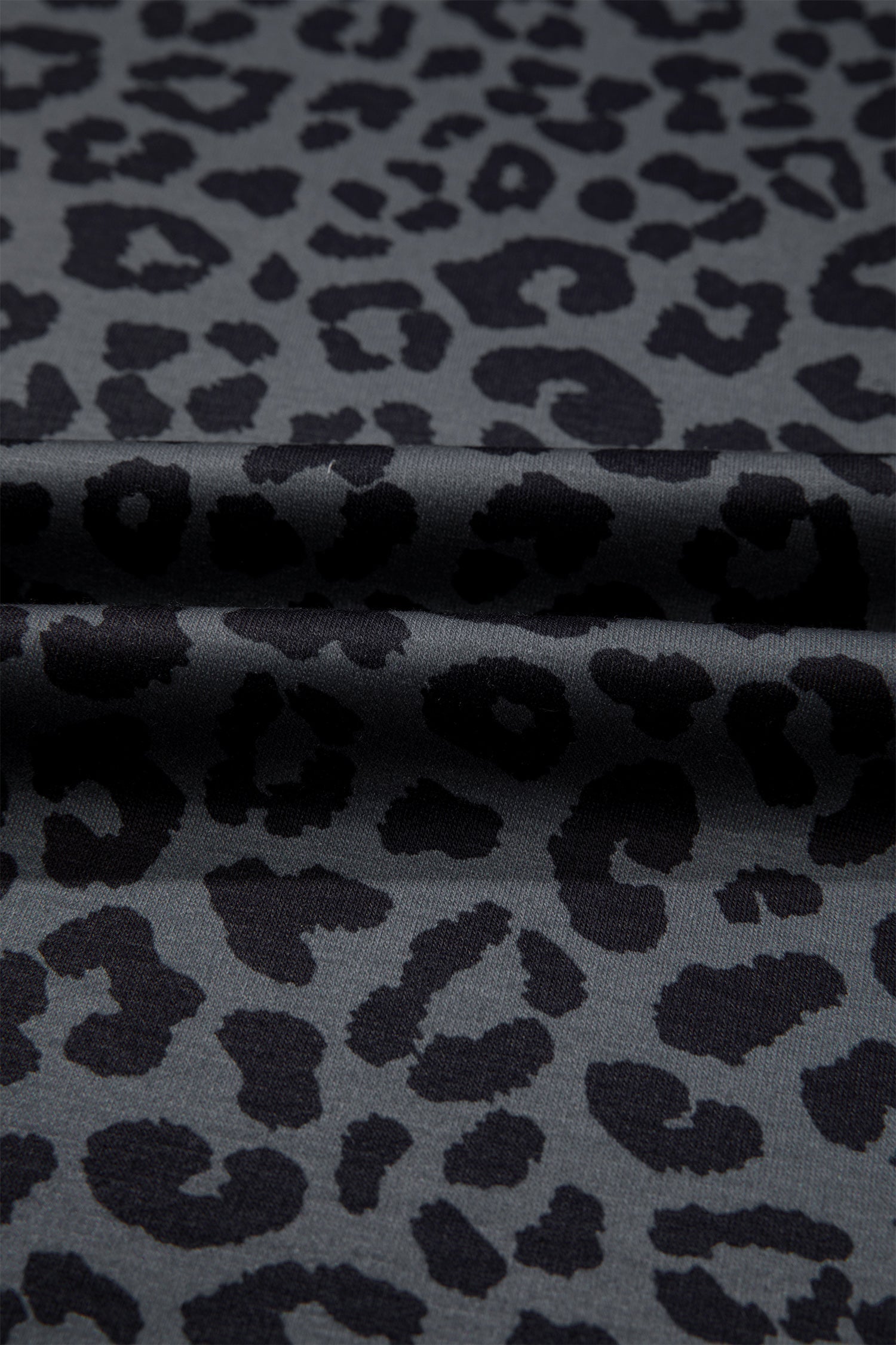 Pink Leopard Print Varsity Striped Detail 3/4 Sleeve Top Shift Pant Set