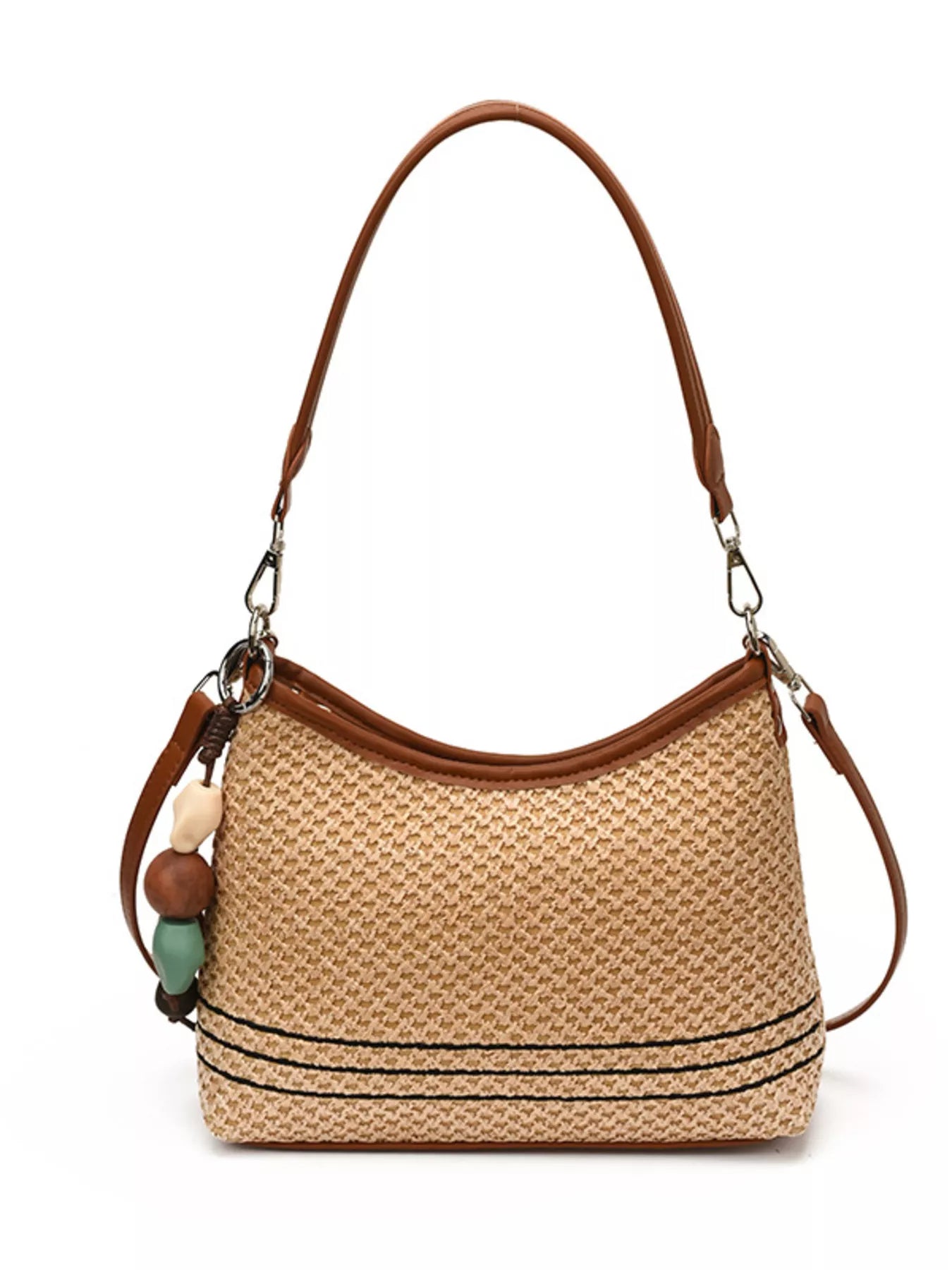Woven Straw Crossbody Bag