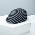 Striped Breathable Beret Hat