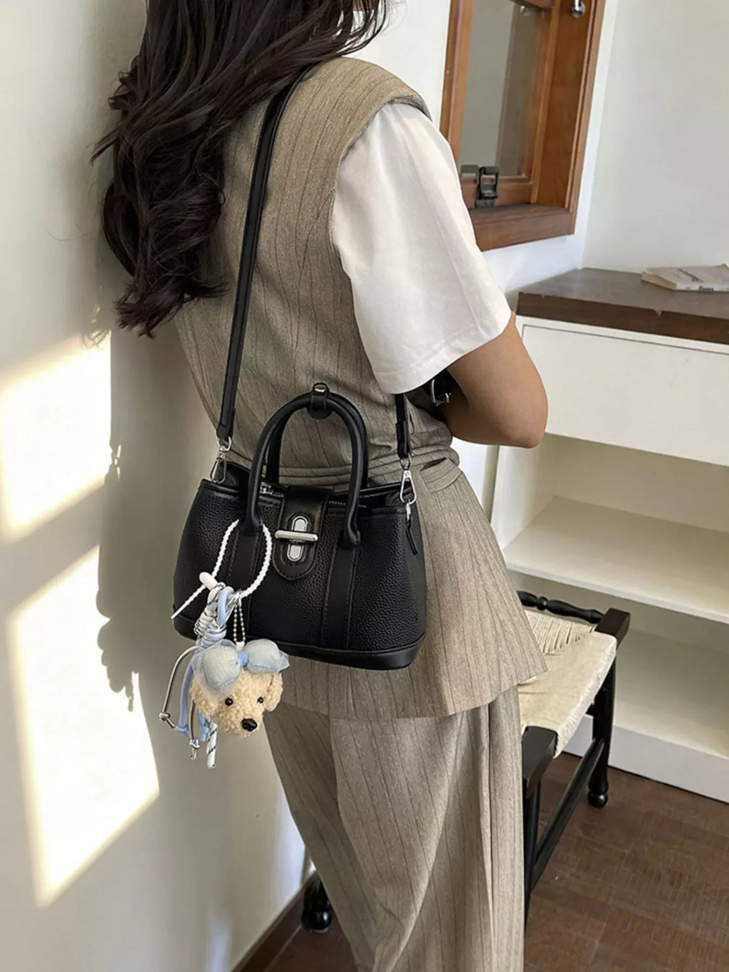 Top Handle Crossbody Bag