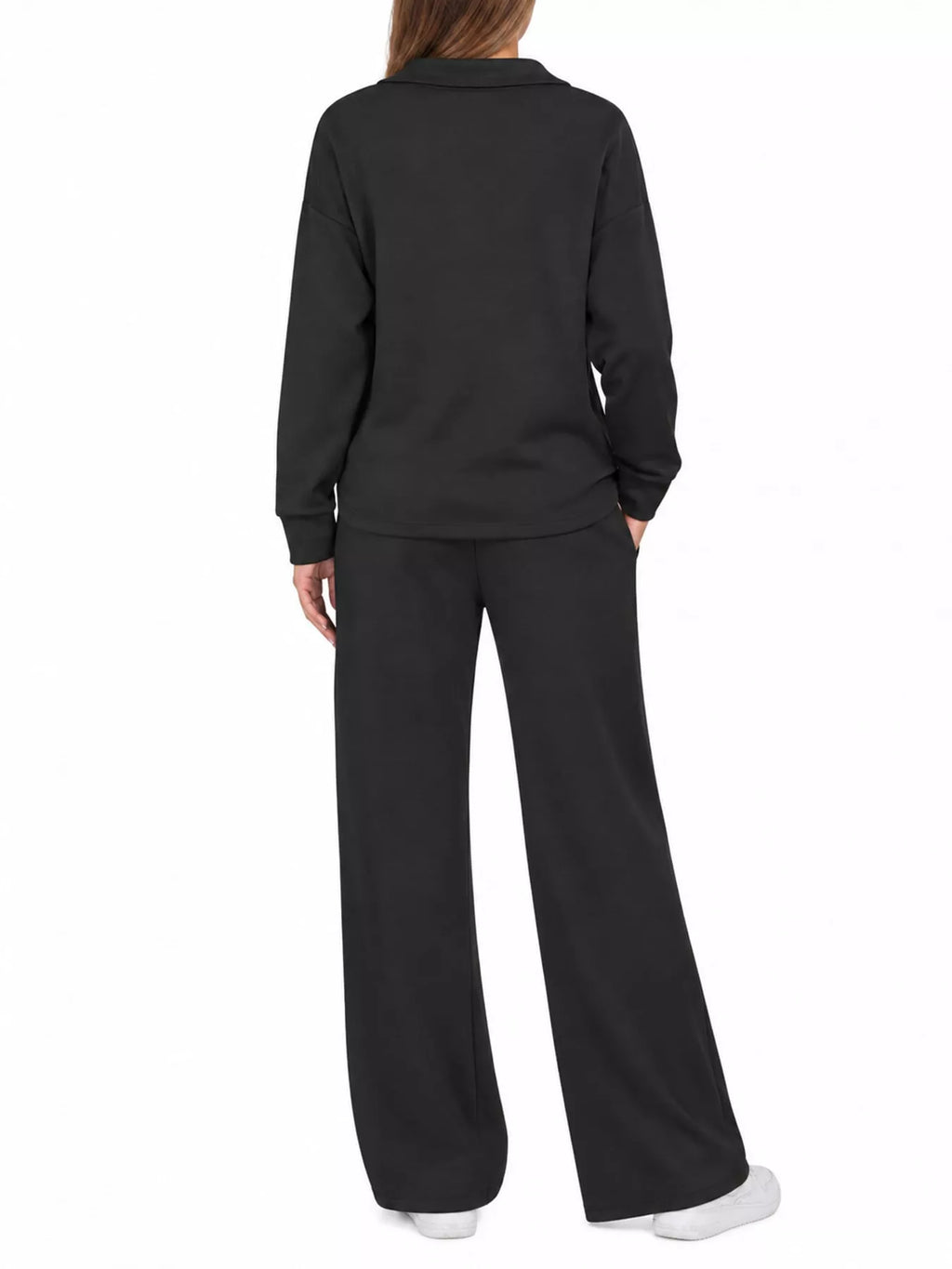 Dropped Shoulder Top and Pants Set