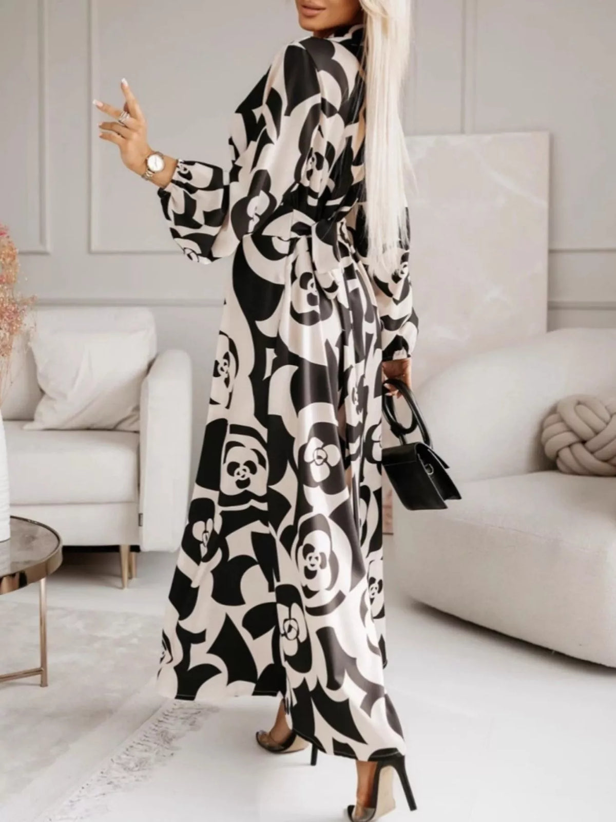 Long Sleeve Maxi Shirt Dress
