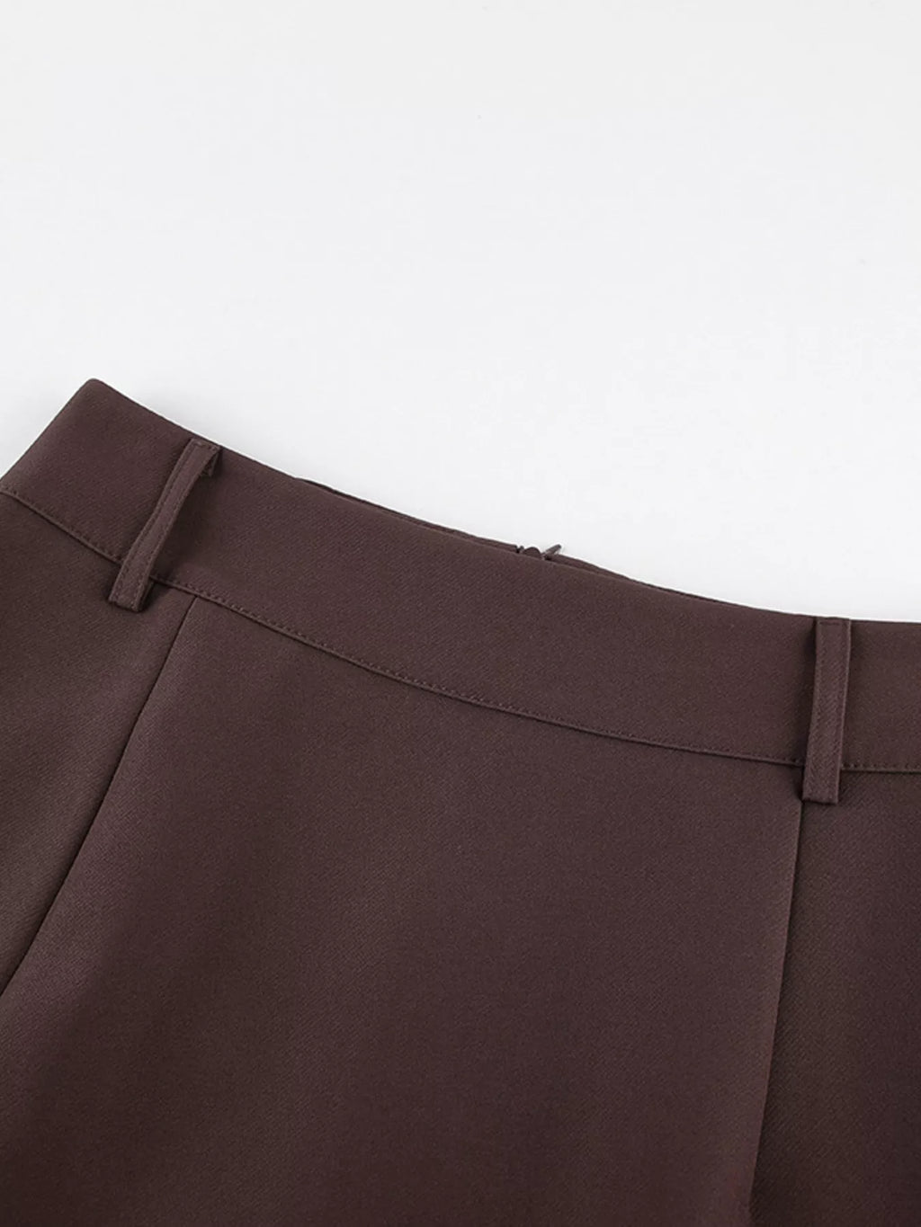 Elegant Lace-Trimmed Slit A-Line Skirt