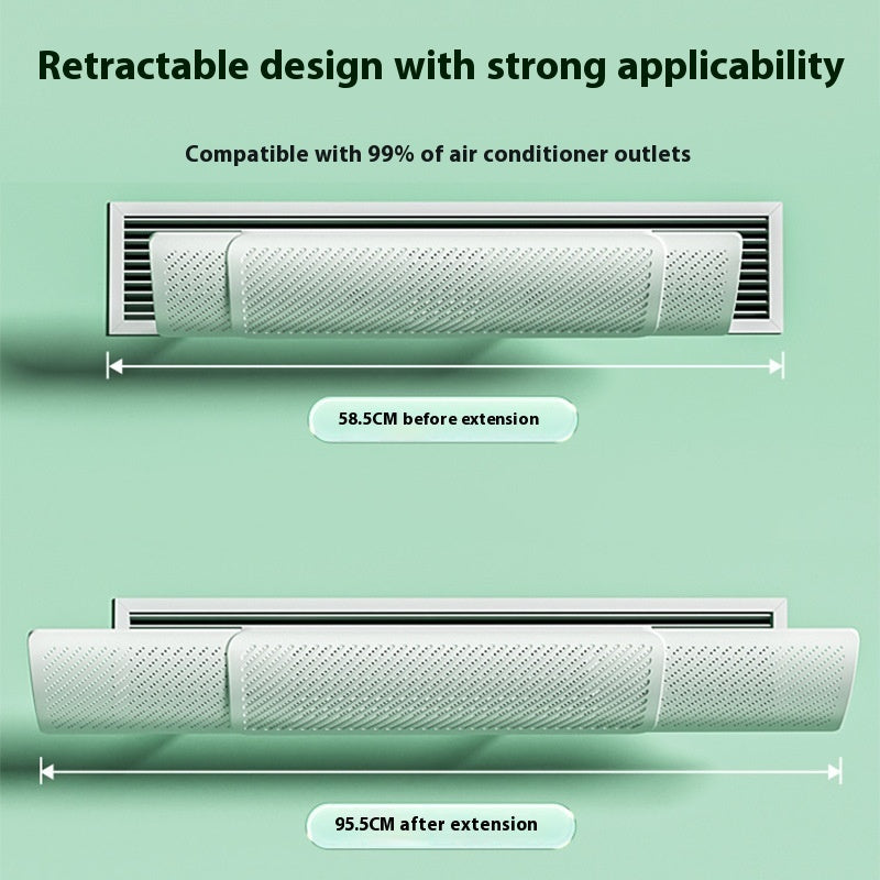 General-purpose Central Air Conditioning Duct Air Conditioning Air Outlet Anti-straight Blowing Wind-guiding Hood