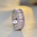 925 Sterling Silver Zircon Ring