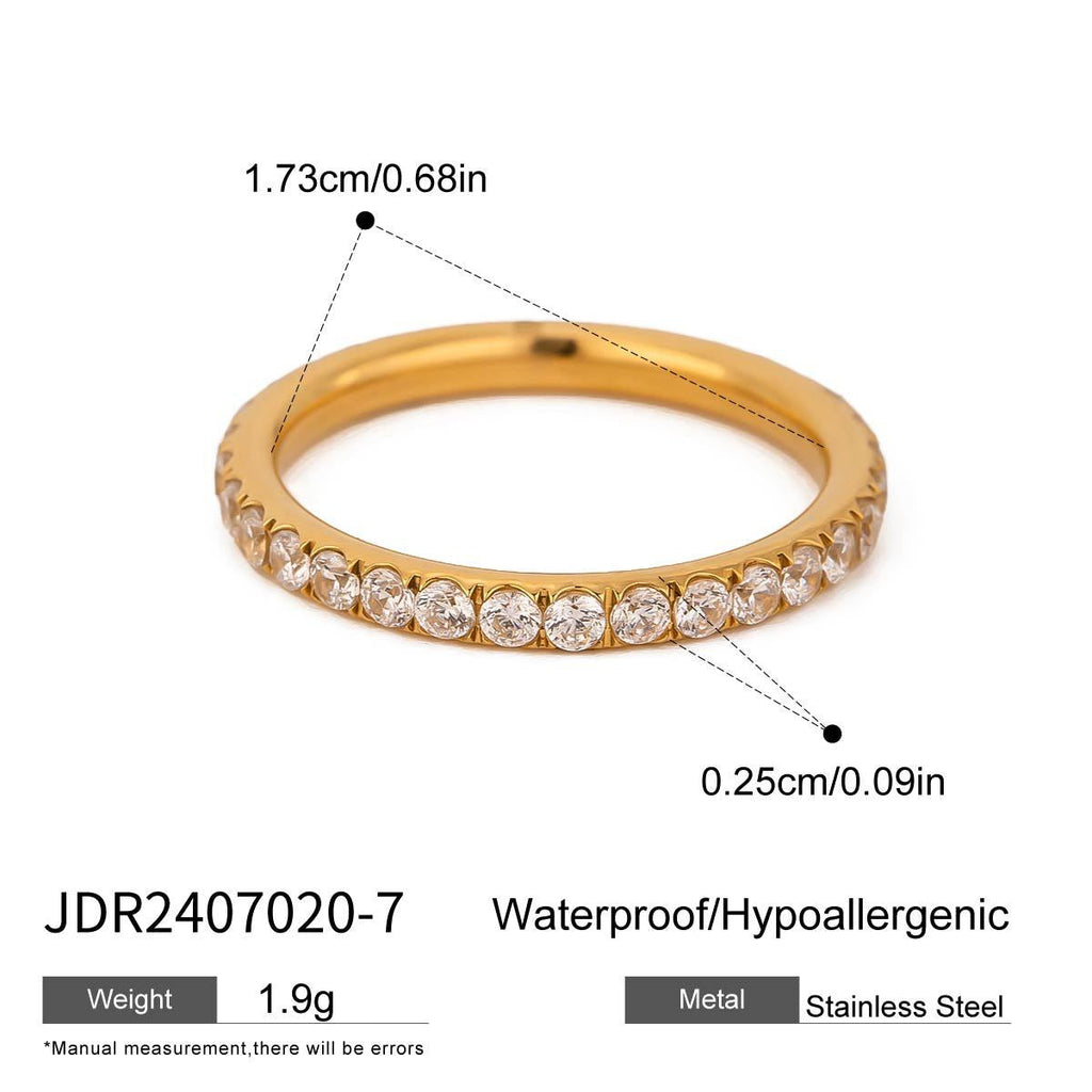 Color Zircon Ring Collection