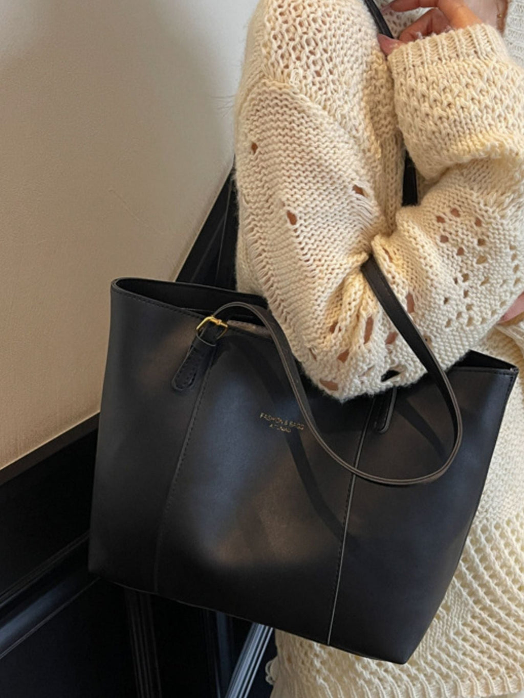 PU Leather Tote Bag