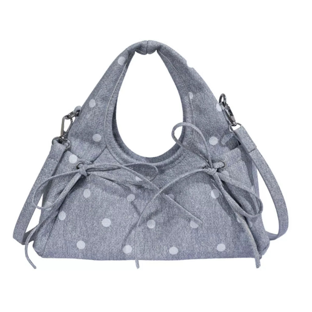 Polka Dot Bow Handbag