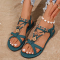 Open Toe Flats Sandals