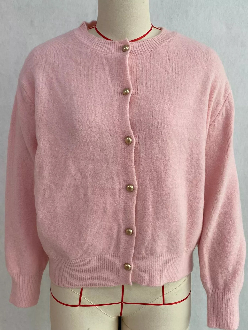 Classic Button-Down Knit Cardigan