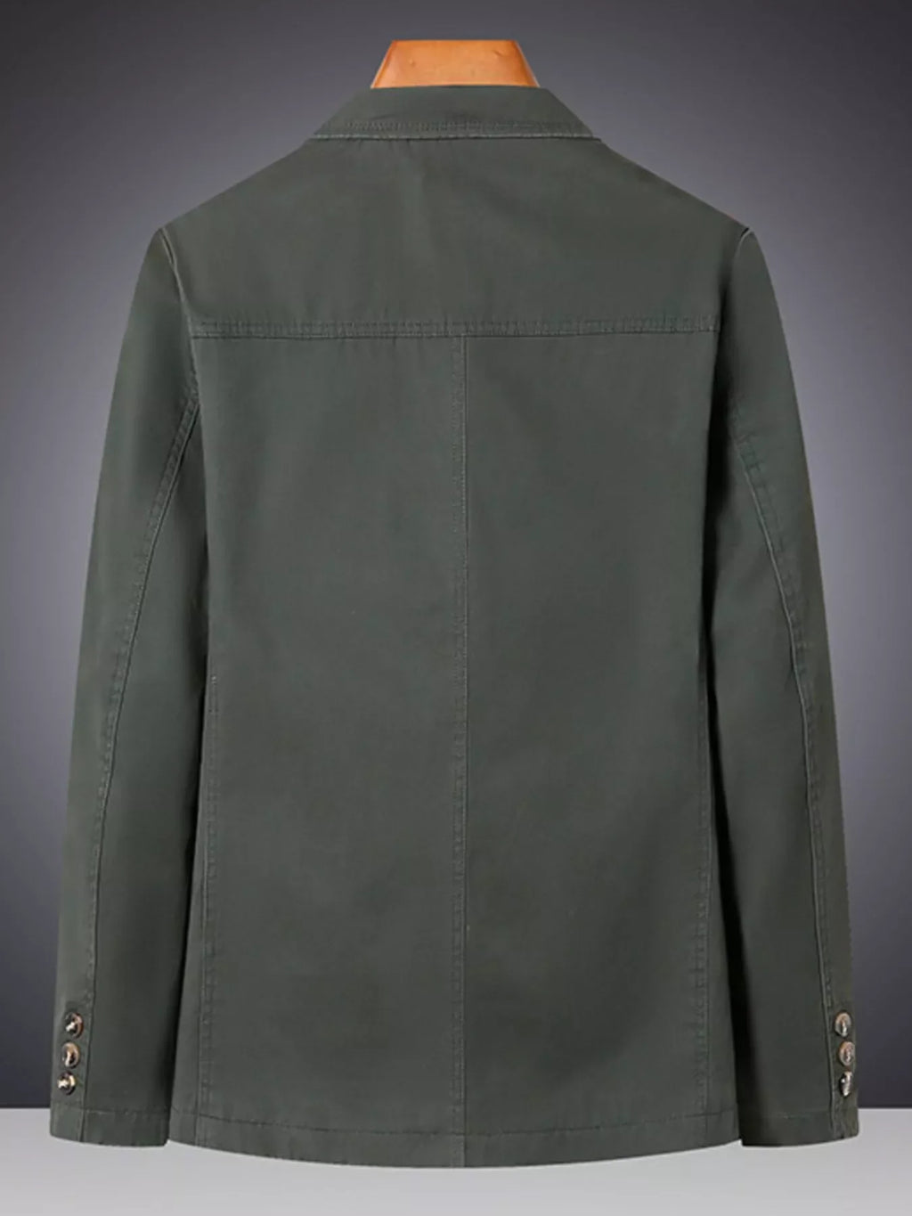 Men's Plus Size Lapel Collar Long Sleeve Blazer