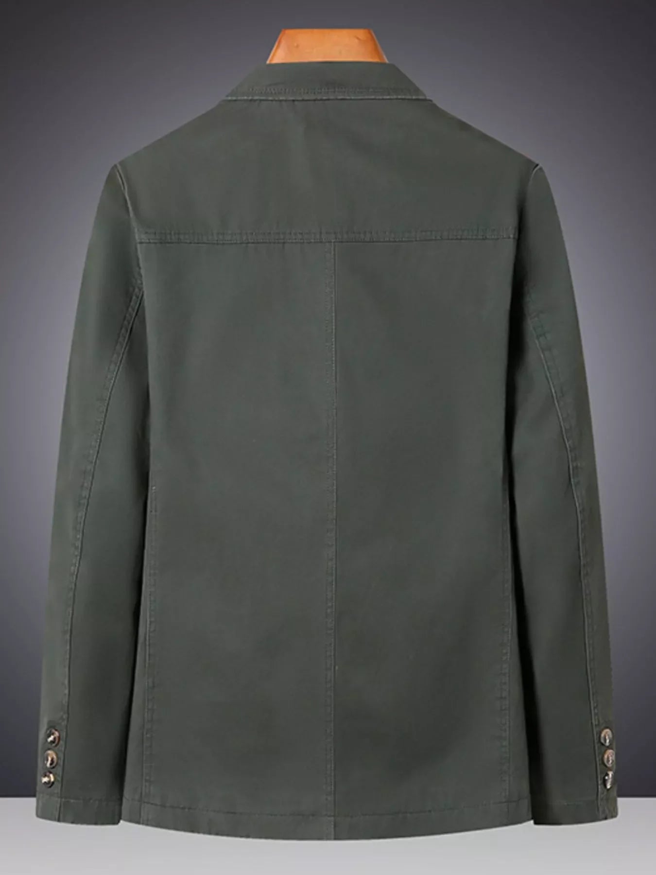 Men's Plus Size Lapel Collar Long Sleeve Blazer