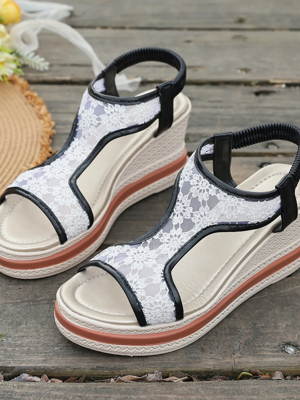 Platform Wedge Open Toe Sandals