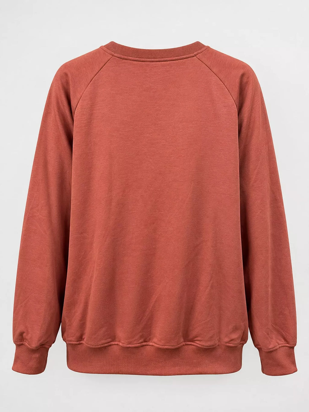 Crew Neck Raglan Sleeve Sweatshirt