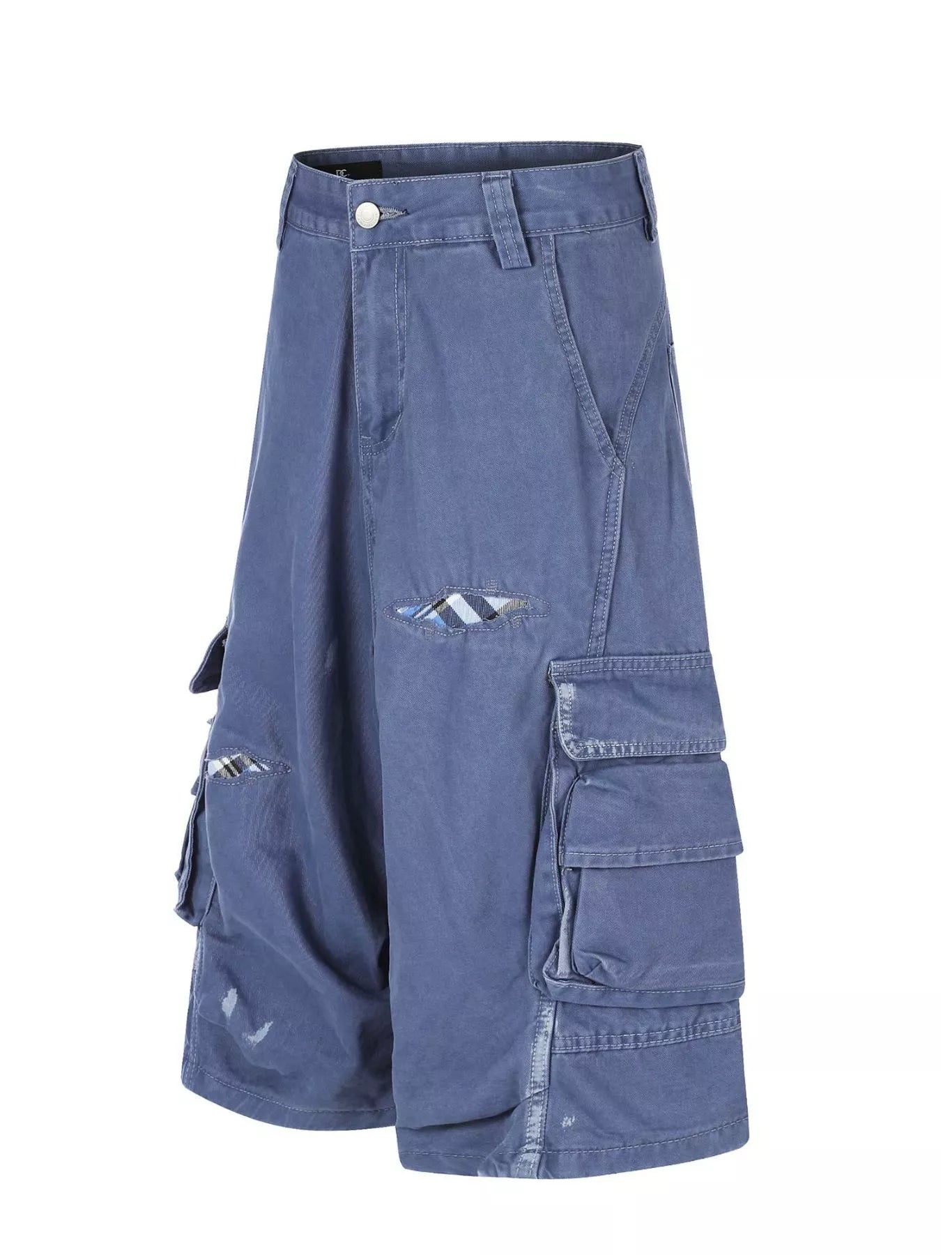 Men's Distressed Cargo Capris