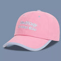 Contrast Embroidered Baseball Cap