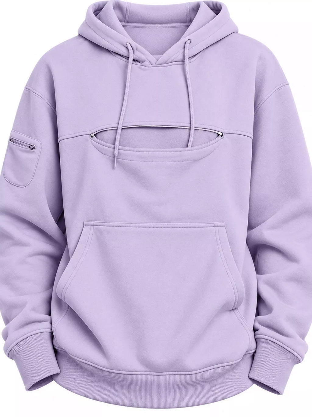 Full Size Cat Pouch Drawstring Hoodie Plus Size