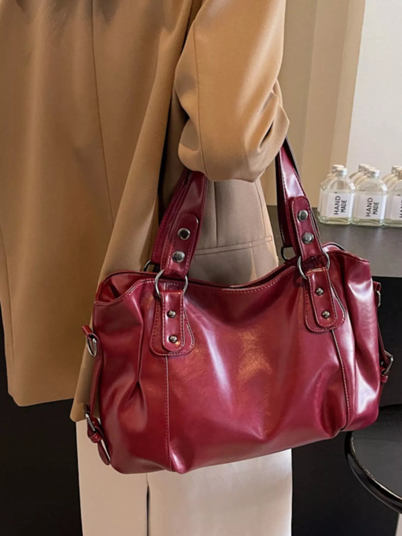 Vintage Style Leather Handbag