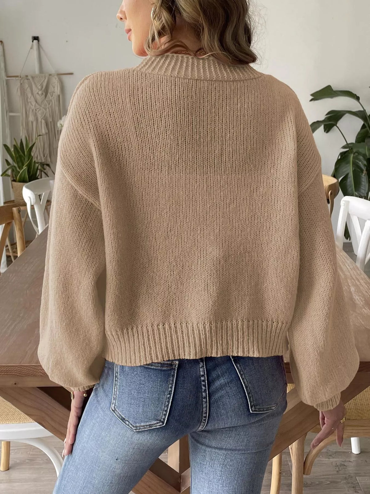 Flower Open Front Cardigan