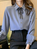 Bow Tie Long-Sleeve Shirt