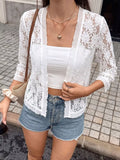 Lace Open Front Cover Up
