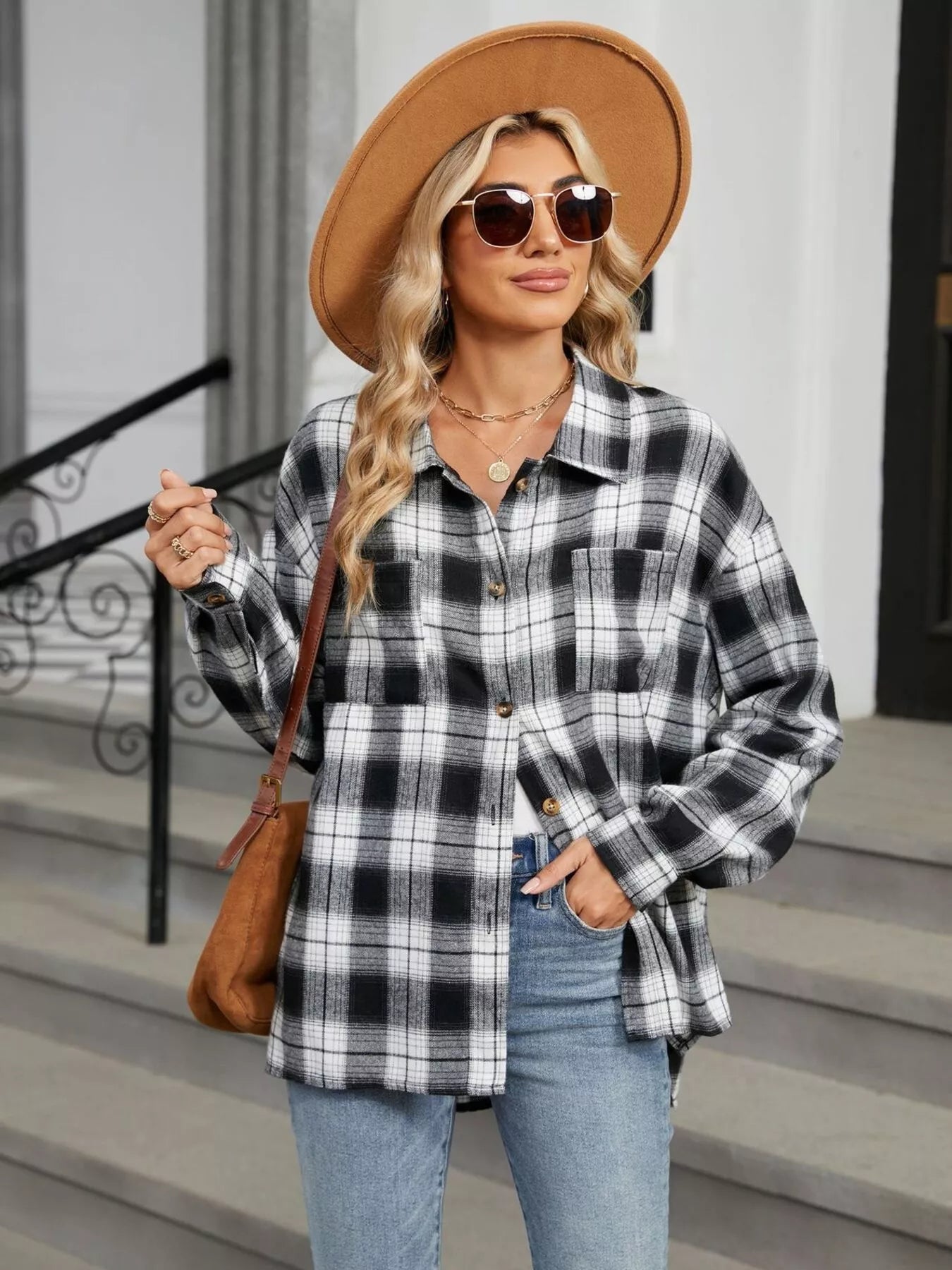 Plaid Button Up Shirt