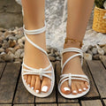 Toe Post Flats Sandals