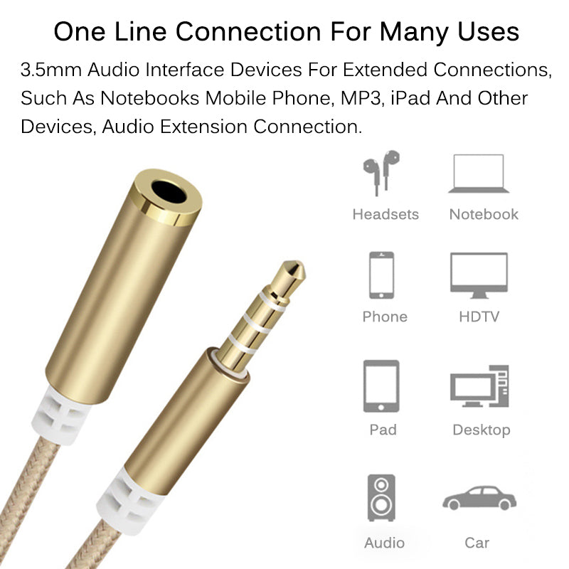 Headphone extension cable