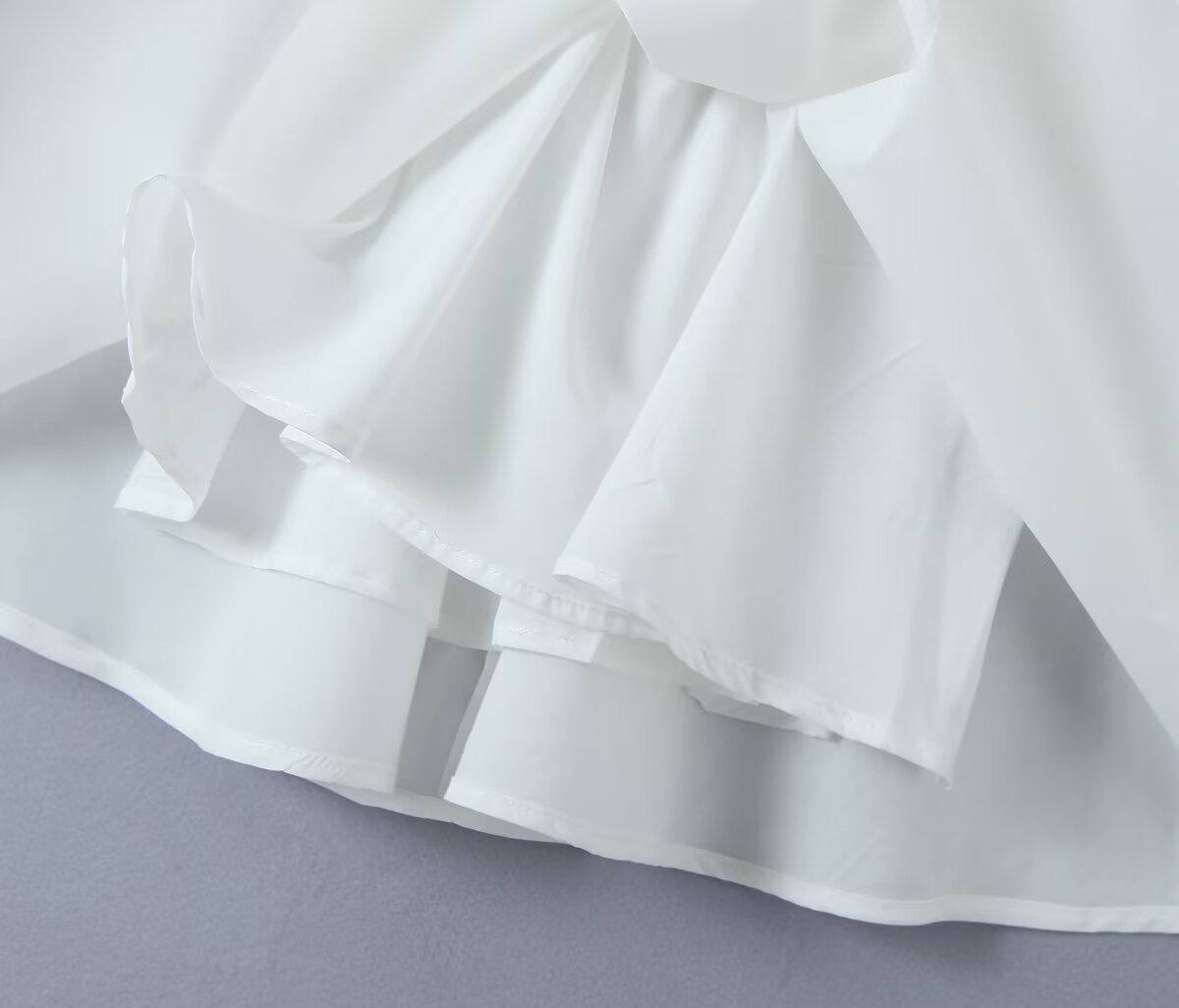 Spring Women Clothing Back Strap Waist Shaping Dress Short