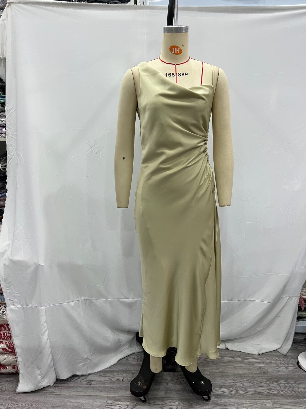 Winter Women Clothing Slim Hollow Out Cutout Swing Collar Slit Dress