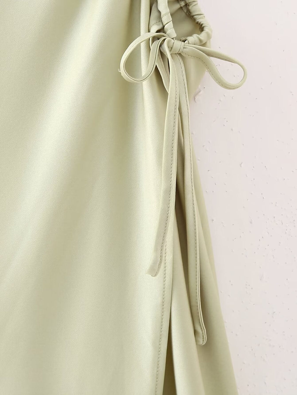 Winter Women Clothing Slim Hollow Out Cutout Swing Collar Slit Dress