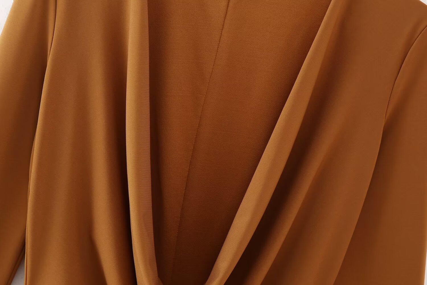 Women Clothing Summer Arrival Solid Color V neck Flared Long Sleeve Halter Sheath Dress