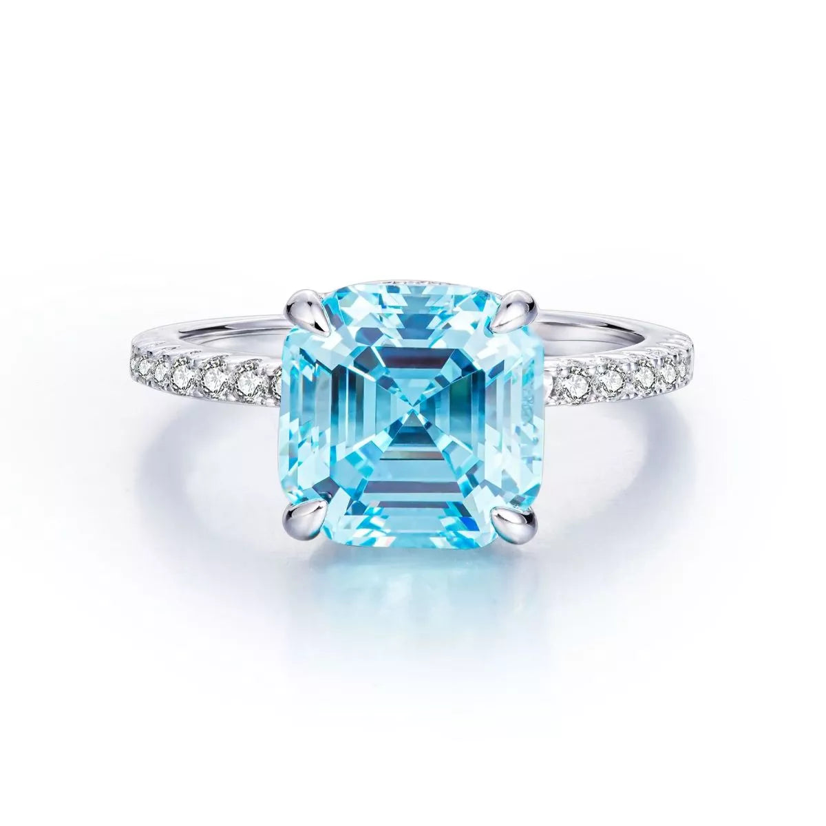 925 Sterling Silver Square Ring