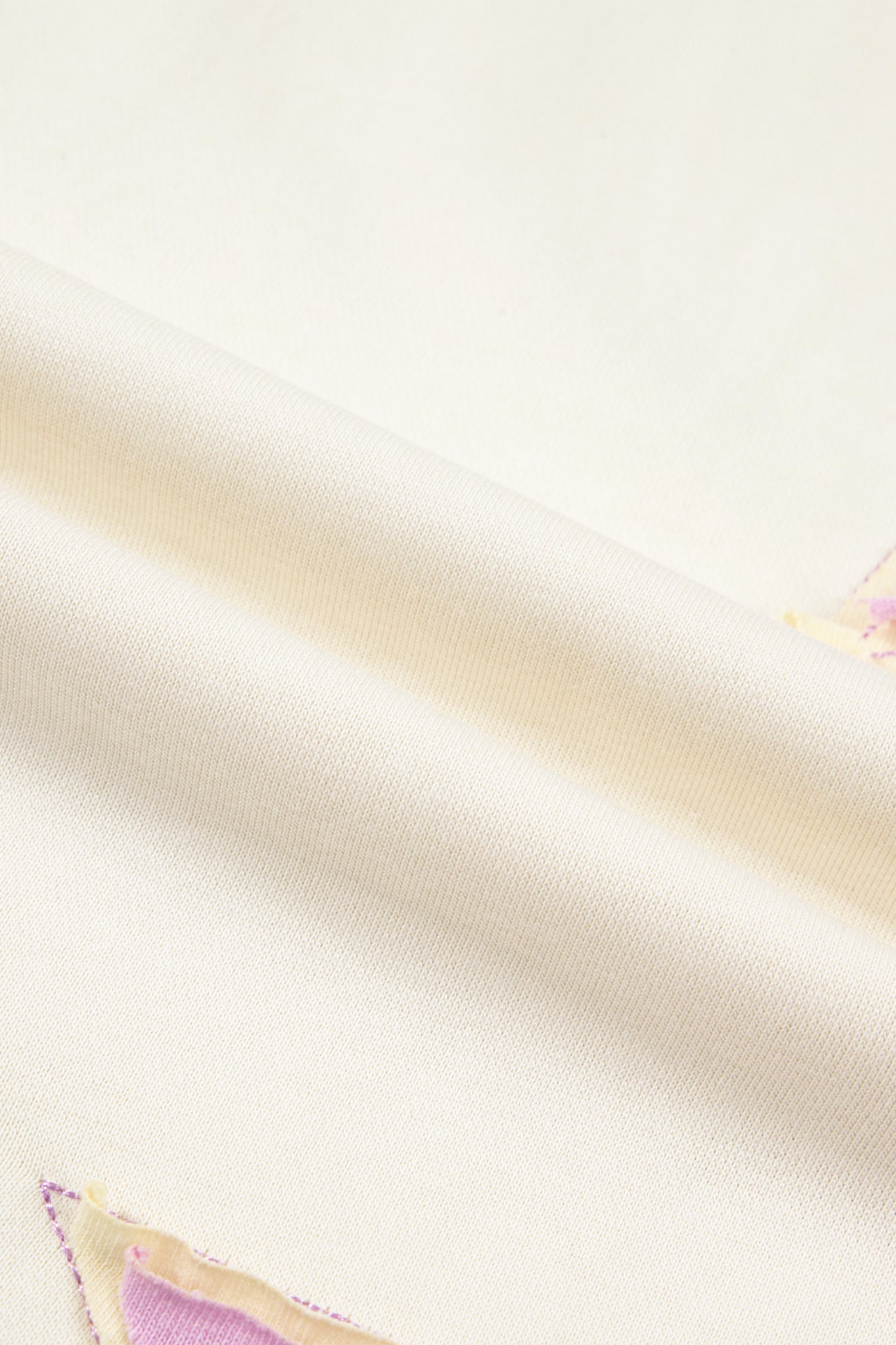 White Summer Color-Blocked Star Patchwork Pants