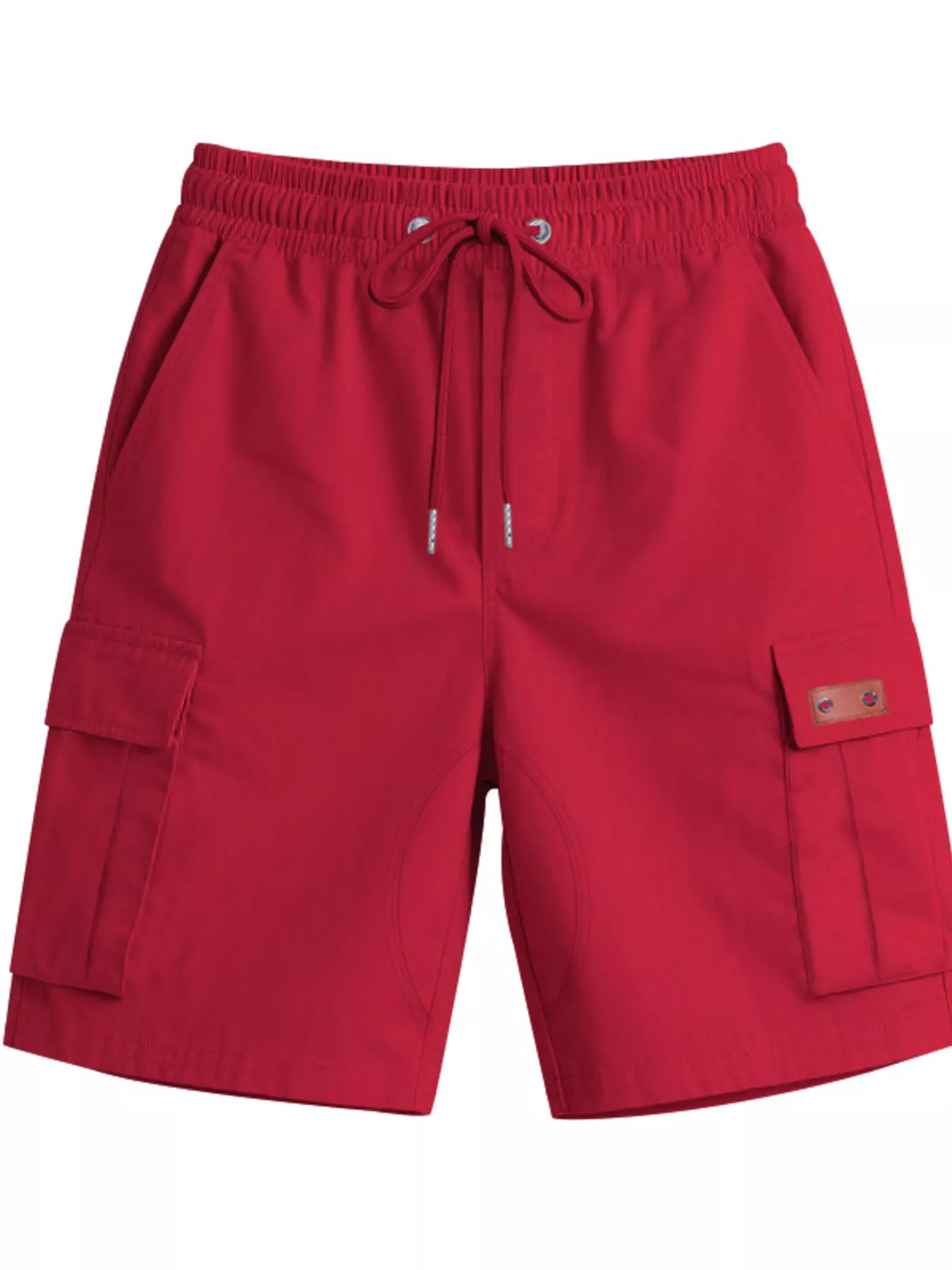 Men's Full Size Cargo Shorts with Drawstring Plus Size